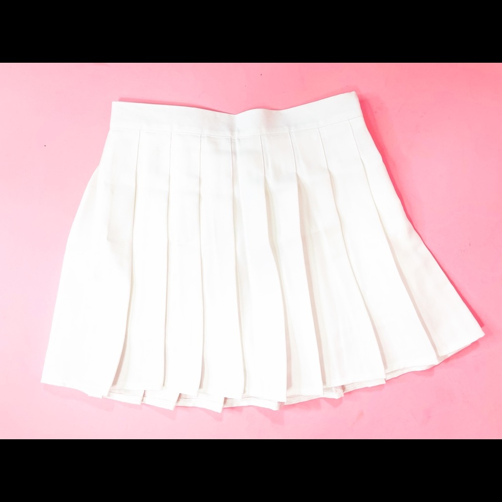 Pleated tennis skirt